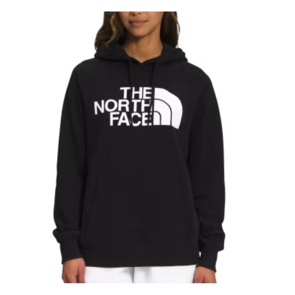 The North Face Women's Large Black Half Dome Pullover Hoodie Sweatshirt Sweater